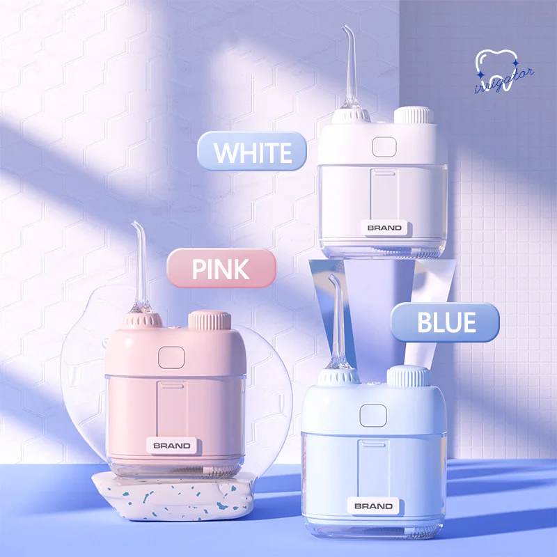 Cordless Mini Water Flosser Portable Oral Teeth Irrigator Rechargeable Dental Floss Tooth Cleaner