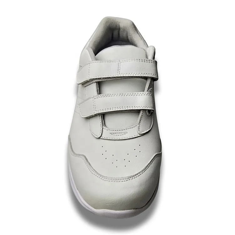 Unisex Sport Style Diabetics Shoes with KPU Upper and MD+TPR Outsole Comfortable Lace Upper Material Leather