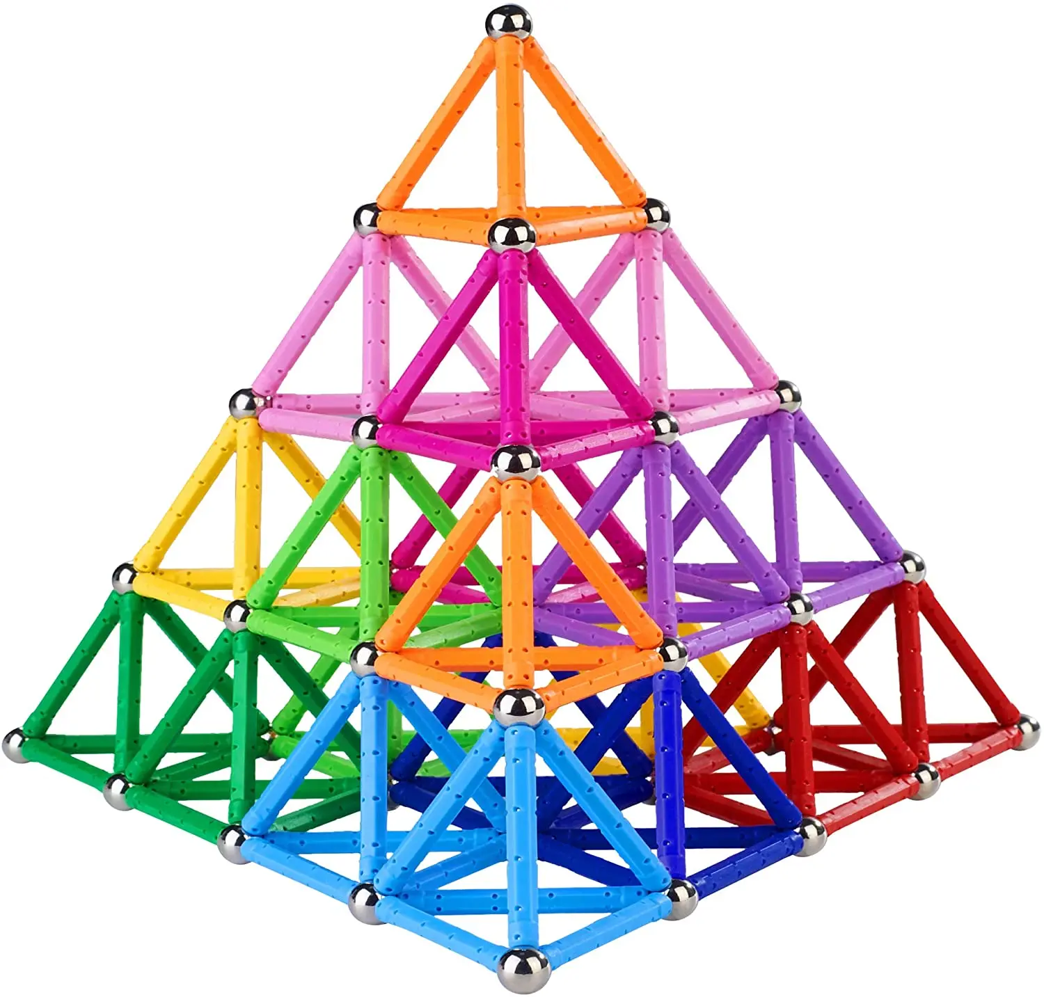 Giromag 60pcs - Magnetic Building Sticks Building Blocks Set, Magnet Educational Toys Magnetic Blocks Sticks Stacking Toys