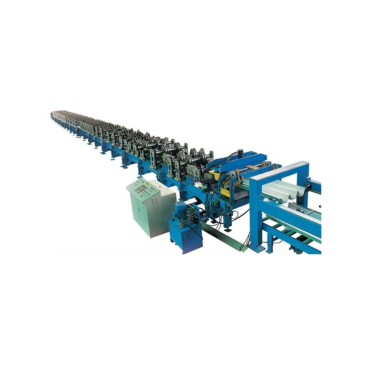 Industrial Aluzinc Steel Floor Deck Roll Forming Machine For High Steel Structure Buildings