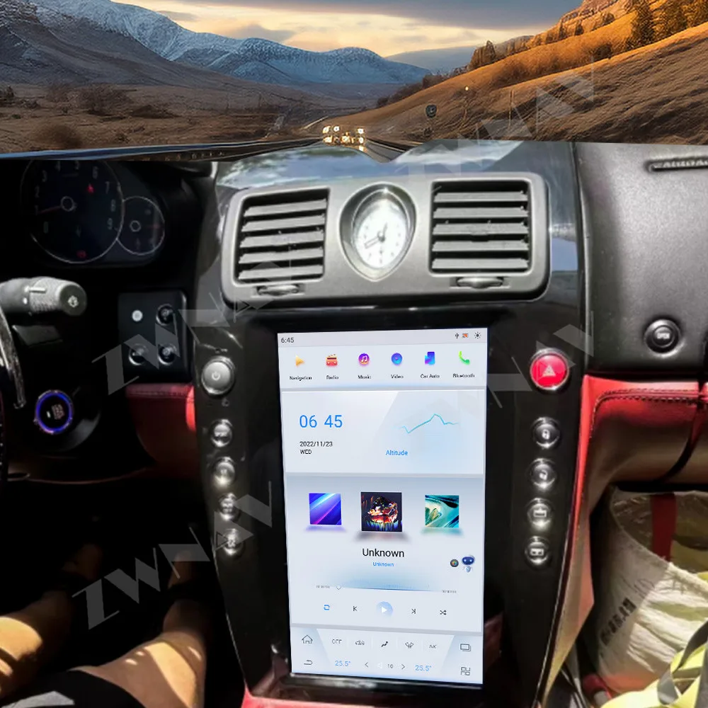 ZWNAV 13 9 дюймов Carplay для Maserati Quattroporte 2004-2012 автомобильное радио GPS-навигатор мультимедийный плеер стерео головное устройство