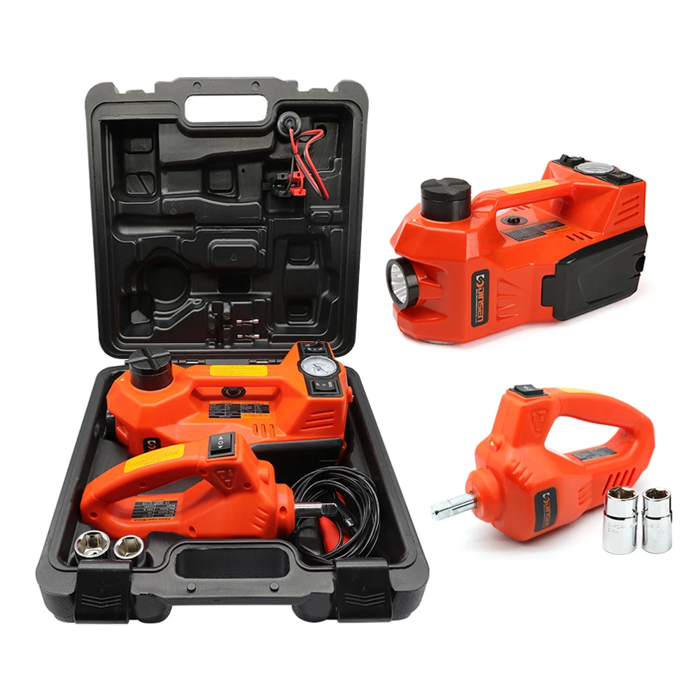 Высокое качество 3 в 1 Электрический для автомобиля, сертификат качества ce и gs для ремонта шин комплект включает в себя ключ, дюймовый стандарт USB Гнездо инструмент