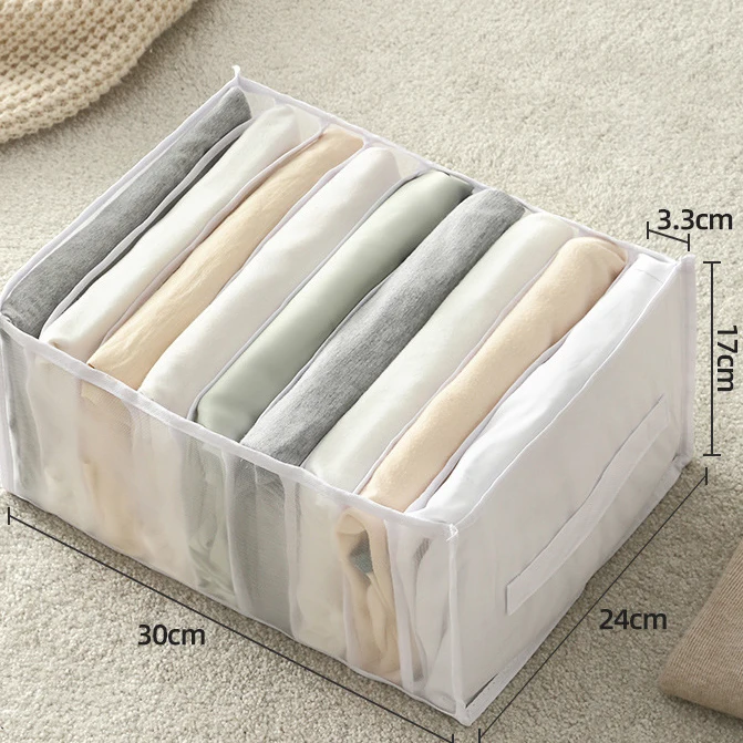 Washable Plastic Cloth Storage Home Drawers Bags Wardrobe Foldable Clothing Divide Closet Organizer Boxes
