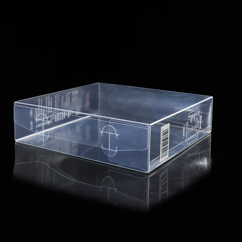 Custom Printed Clear Plastic Folding Box Packaging Gift Packaging PVC Box with Handle