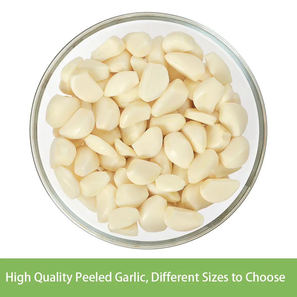 2023 High Quality Cheap 5.0cm Normal White Garlic Peeled Chinese 3p Pure White Garlic Peeled