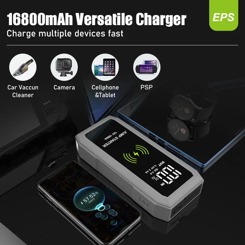 Lancol 12V Lithium Battery Booster Car Jump Starter Power Auto Emergency Car Battery Jump Starter For Car Track Starting Charger