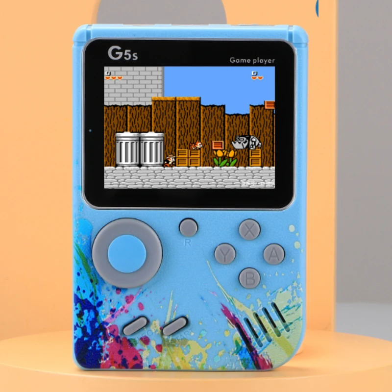 Игровая мини-консоль G5S в стиле ретро с цветным экраном 3 0 дюйма портативная игровая консоль со встроенными 500 + играми 2 игрока поддержка