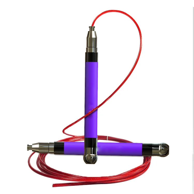 Student Sport skipping leather PVC jump rope adjustable Speed Skipping Jump Rope