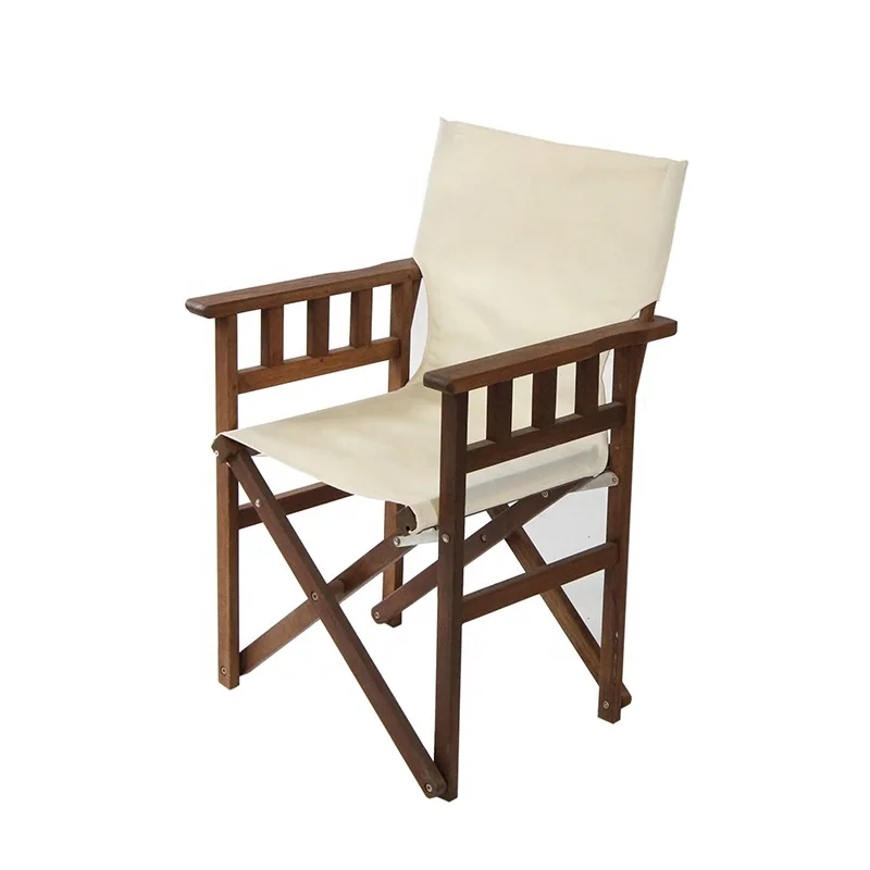 HE-399,Customized Size and Colour RPET Fabric Eco-Friendly Wooden Folding Director Chairs Can be Customized
