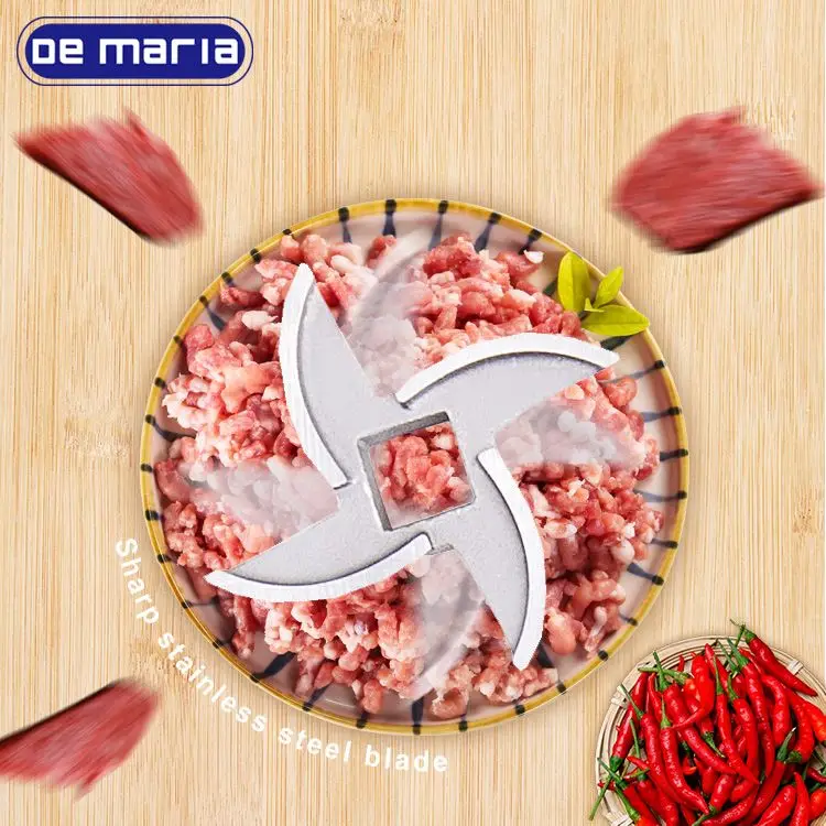Профессиональная Мясорубка CAMOCA бытовая электрическая мясорубка 1200 Вт для продавца