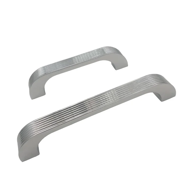 Furniture cabinet flat drawer zinc cabinet handles