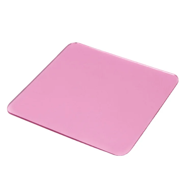 Hot selling product WALGLAS 1.8mm-10mm acrylic rose gold mirror sheet