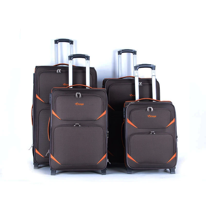 Kongzhongniao cheap 600D two-wwheels four pcs luggage set