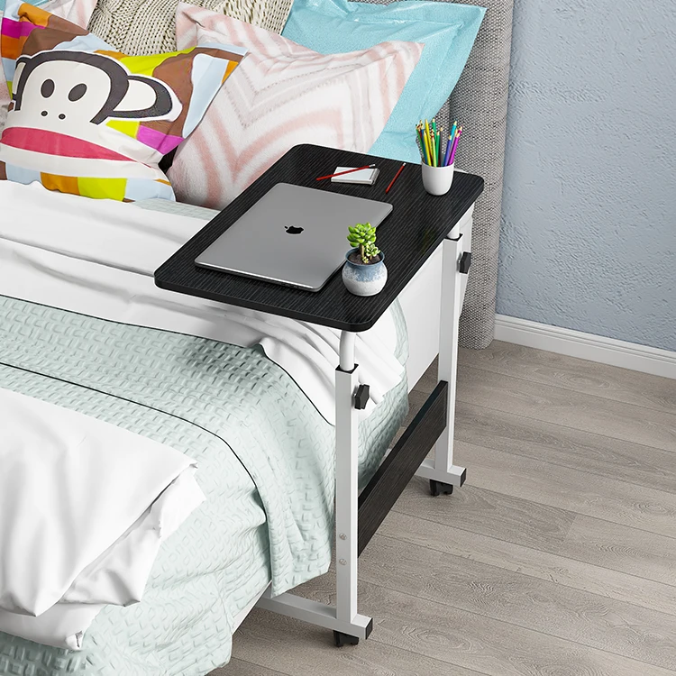 wooden multifunction organizer bedside MDF lap foldable laptop desk