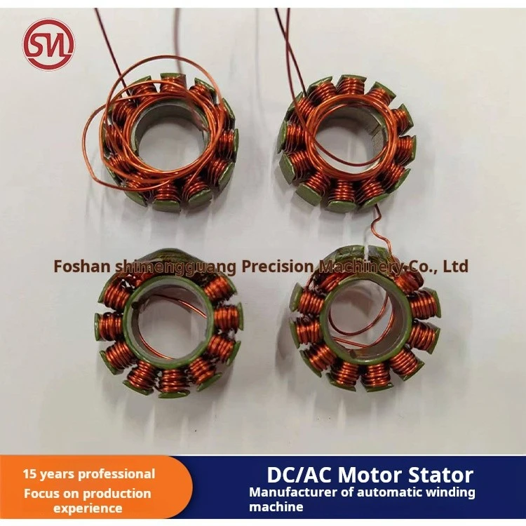 Automatic Fan Toroidal Motor Coil Stator Four-Station Generator  Motor Automatic Winding Machine
