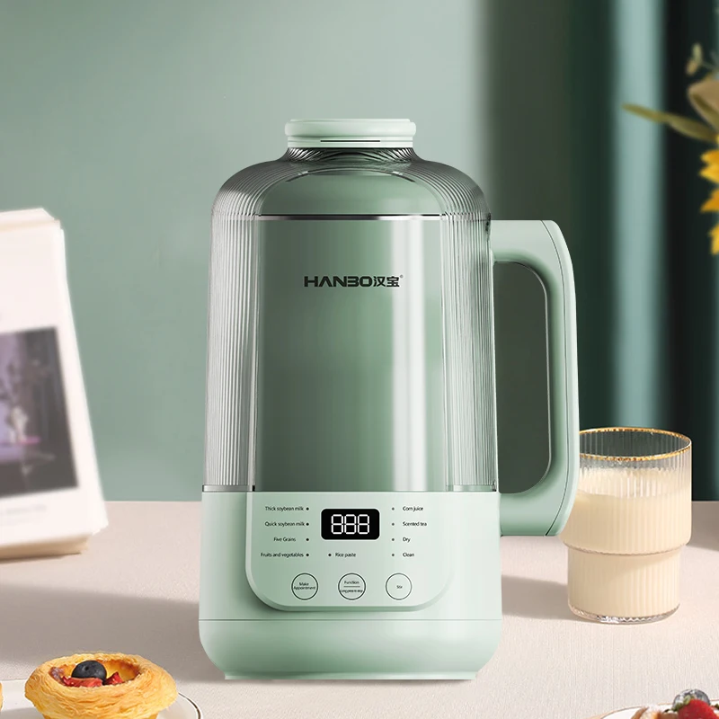 OEM ODM solutions food processor for soybean nut milk machine almond oat milk smooth soybean milk machine