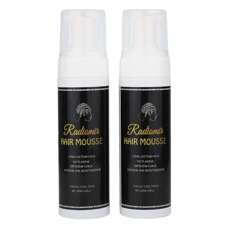 Best Selling Fast Delivery Tames Frizz Foam Non Flaking Hair Foam Mousse Private Label Olive Oil For Curly Hair