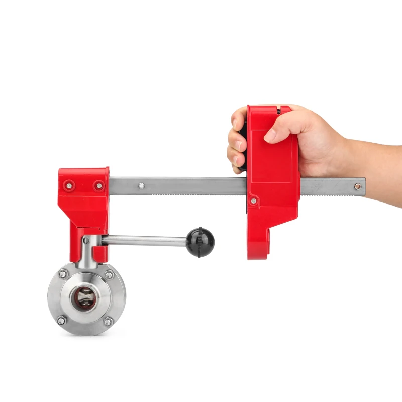 oem adjustable Pull handle Butterfly Valve Lockout Suitable to Overhaul of lockout tagout equipment