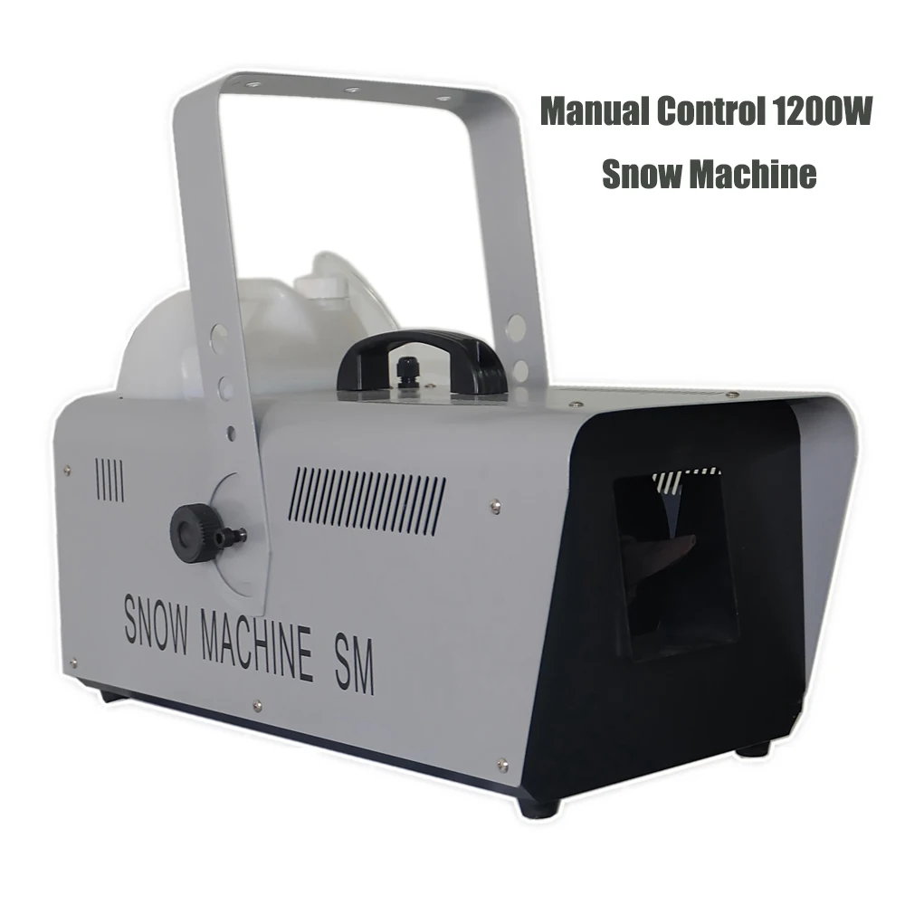 Manual Control 1200Watt Snow Machine Wholesale Party Rental Equipment Stage Lighting  Dj Outdoor Snow Spray Foam Machine YS-S7A