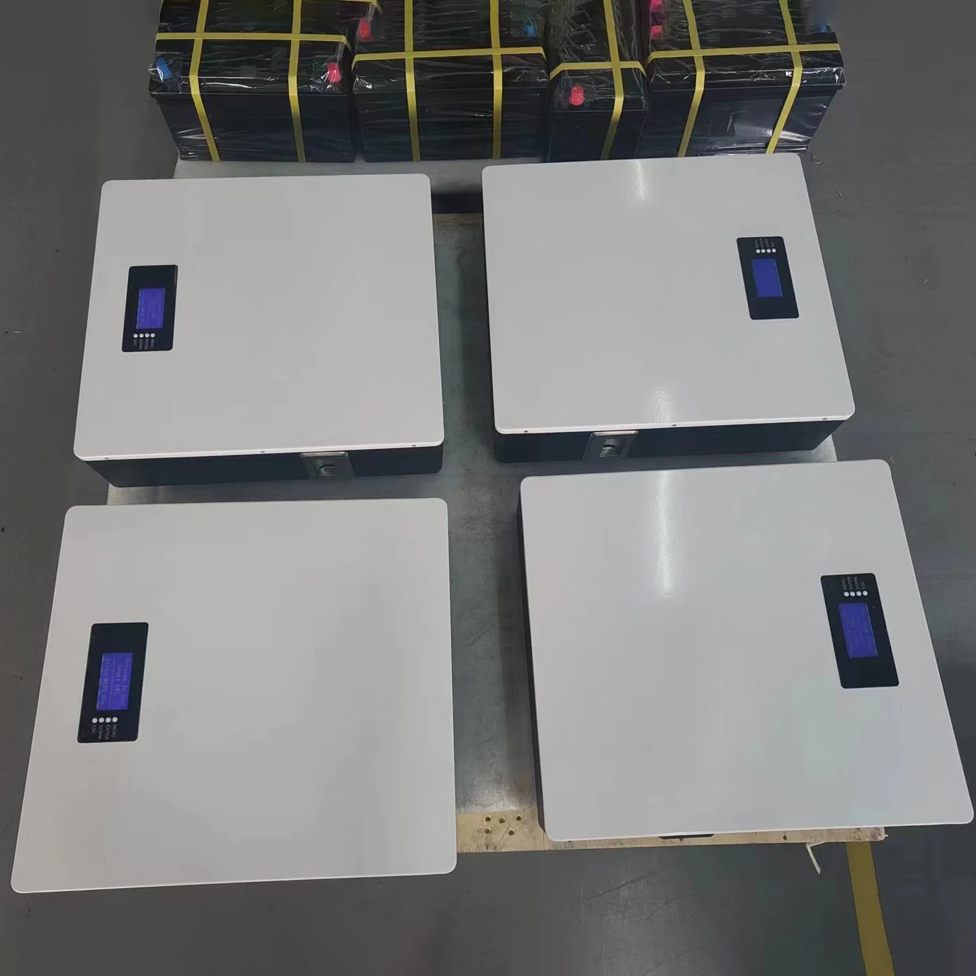 HS 51.2V wall mounted 5kwh 10kwh 48V lifepo4 100Ah 200Ah lithium ion battery for solar system energy storage