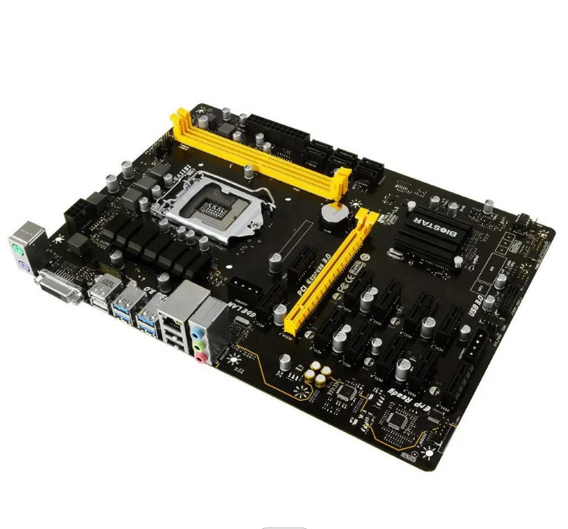 Новый BIOSTAR Yingtai TB250-BTC PRO Материнская плата TB85 DDR4Z370 12 карт для iPhone 6 H110-D3A материнской