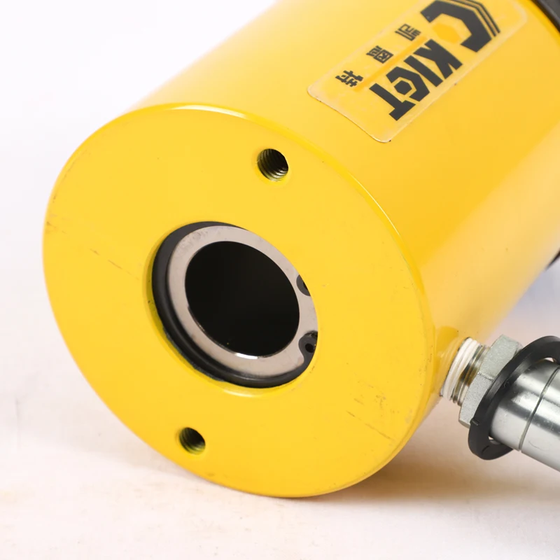 KET-RCH Series 20Ton односторонний гидравлический центральный домкрат с отверстиями полый Гидравлический поршневой цилиндр