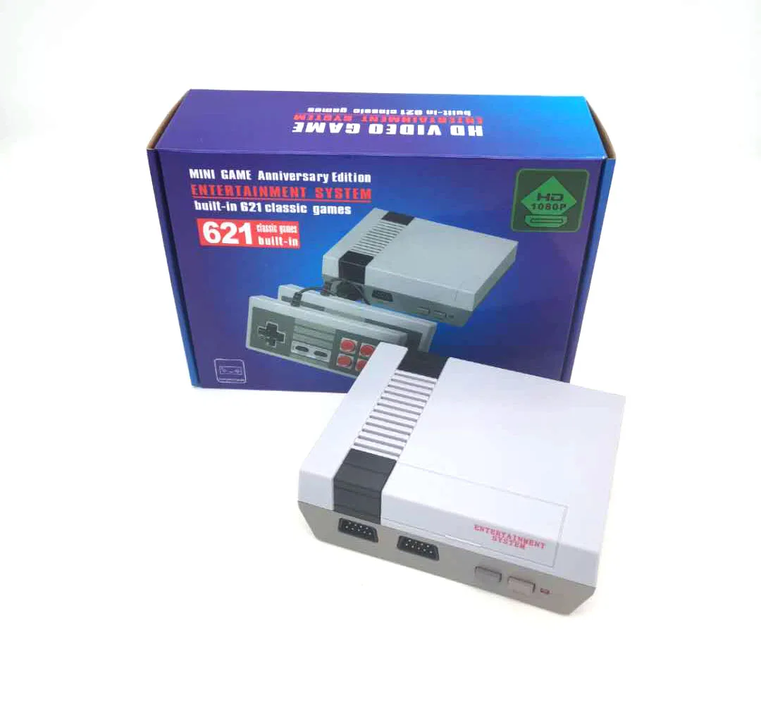Mini Holiday gift with 621 classic retro game, home entertainment, HD video game