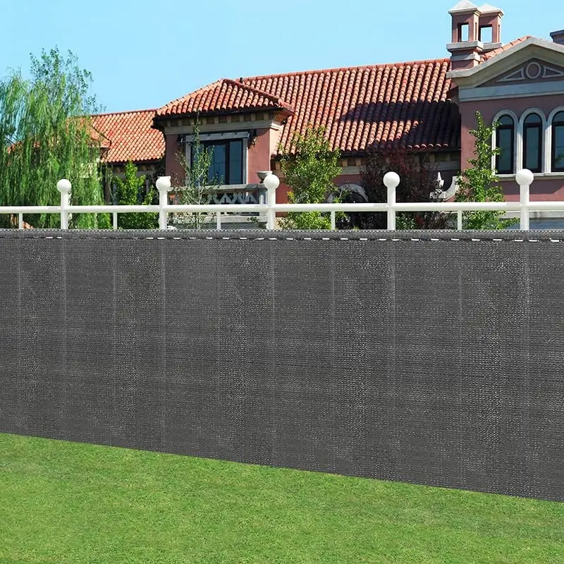 HDPE Fence Screen Tennis Garden Privacy Wind & Dust Protection Sun-Blocking Sun Fabric for Outdoor Spaces & Camping