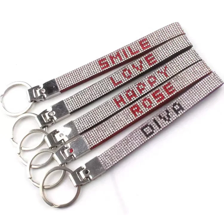 Hot sale  BEST QUALITY SHINING   design key rings luxury designer CRYSTAL RHINESTONES keychain