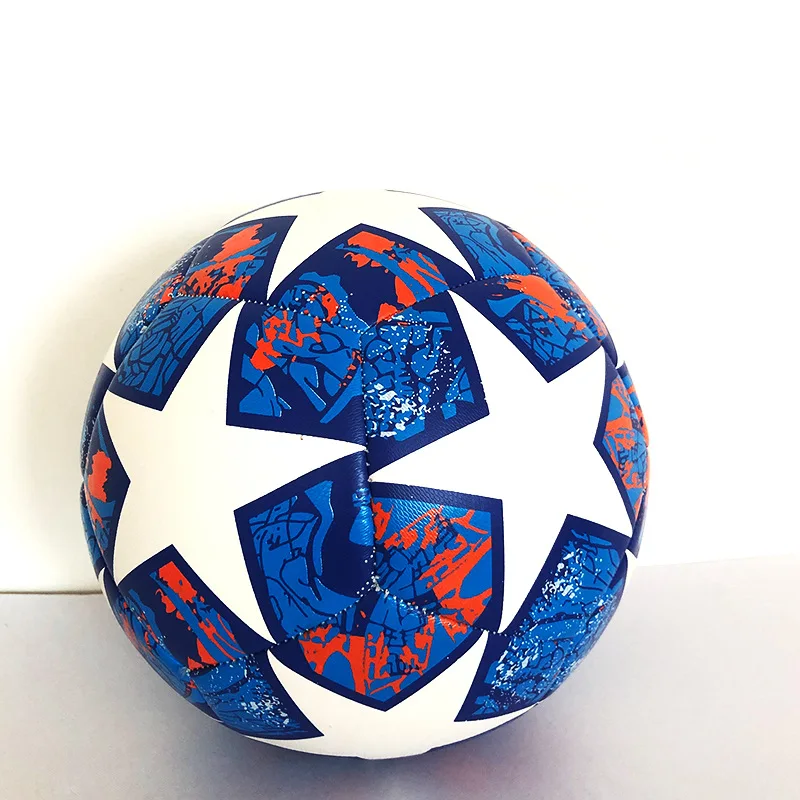 Official Size 4/5 Pvc Soccer Ball Training/game Oem Thermal Bonded Pu Foot Ball With Rubber Bladder