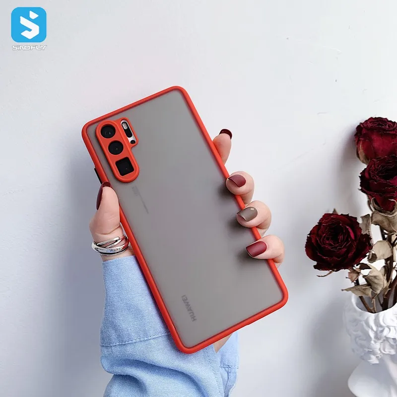 Hot sale phone accessories TPU PC Matte phone case for IPhone for Samsung for Huawei P30 Pro