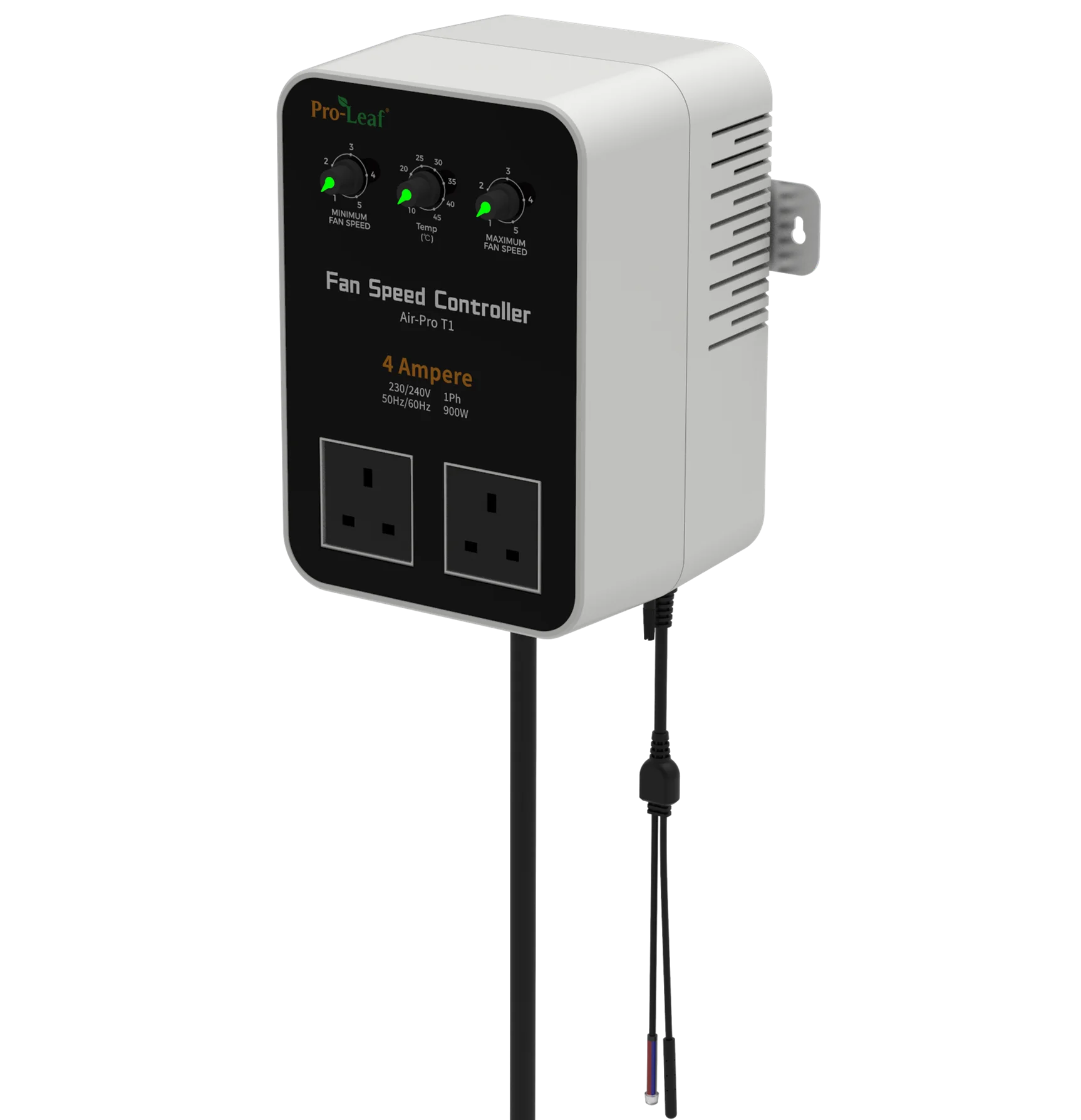 Pro-leaf temperature control speed fan controller