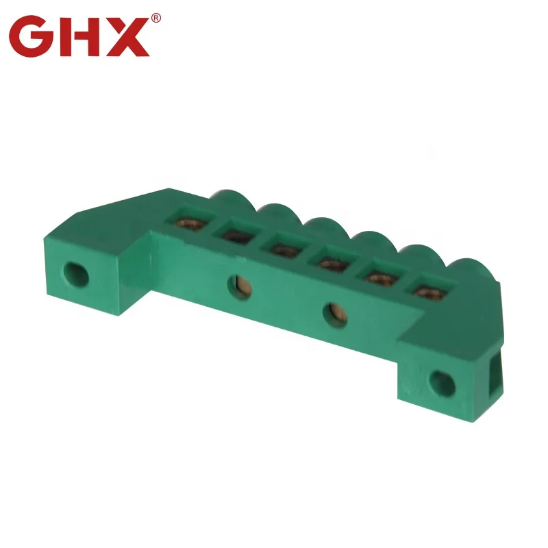 YL-001 whole plastic cover natural Screw Terminal  6Ways