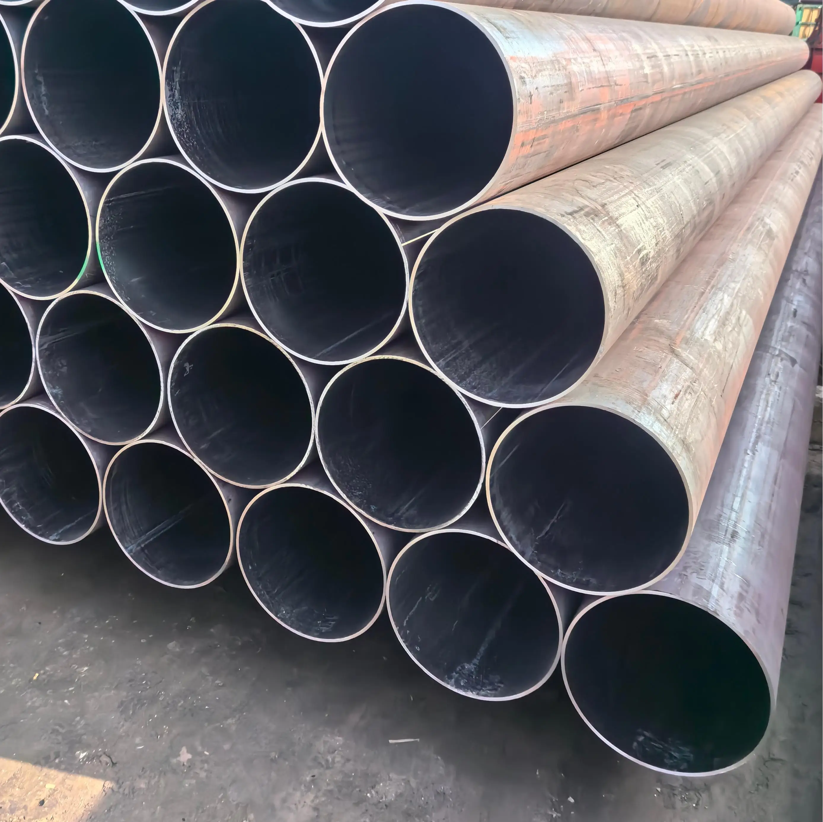 ASTM A53 A106 A214 Large Diameter Welded Seamless Round Carbon Steel Pipe
