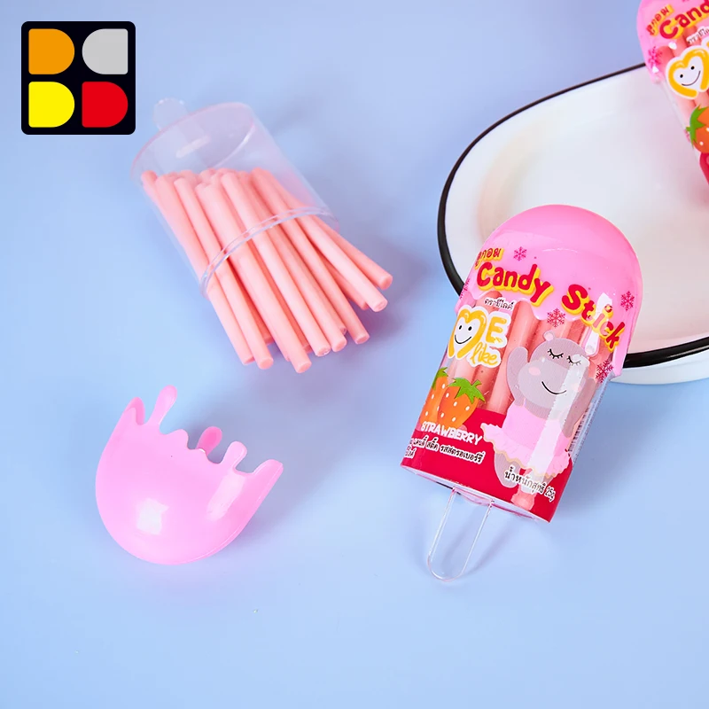 Top Grape Yummy Sour Powder  Ice Cream CC Stick Candy Strawberry Grape