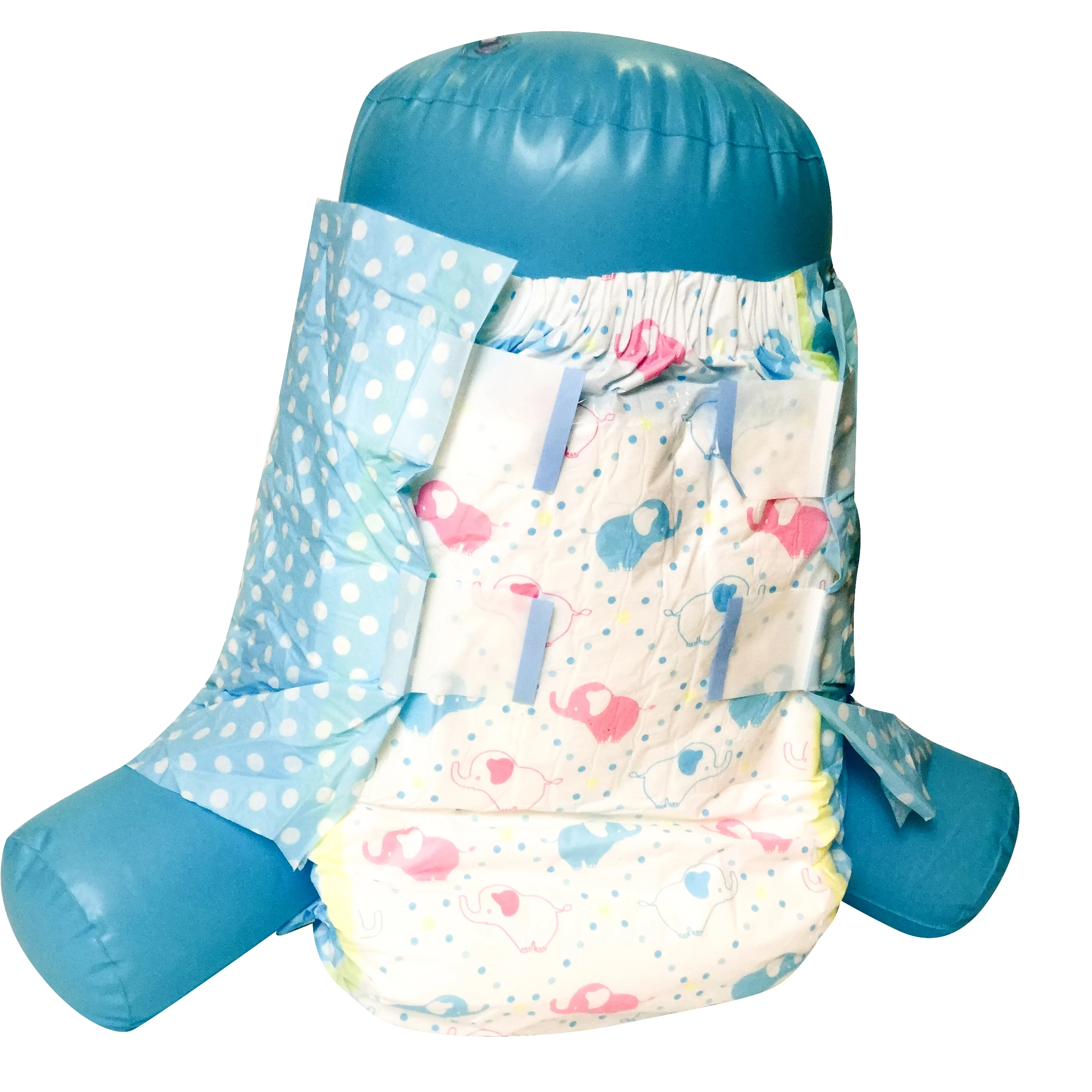 Soulucid Soft and Breathable Surface Re-Fasten PP Tapes More Convenient 3D Leak Cuff Design Adult Diaper Unisex