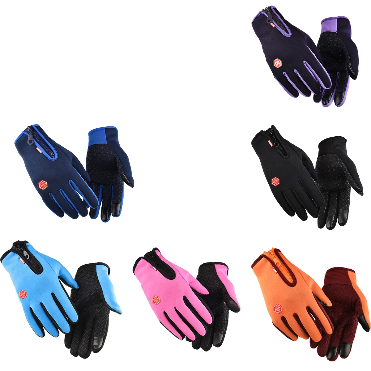 Shopify Drops-hipping Winter Thickened Windproof Cycling Gloves Touchscreen Outdoor Driving Motorcycle Cold Gloves