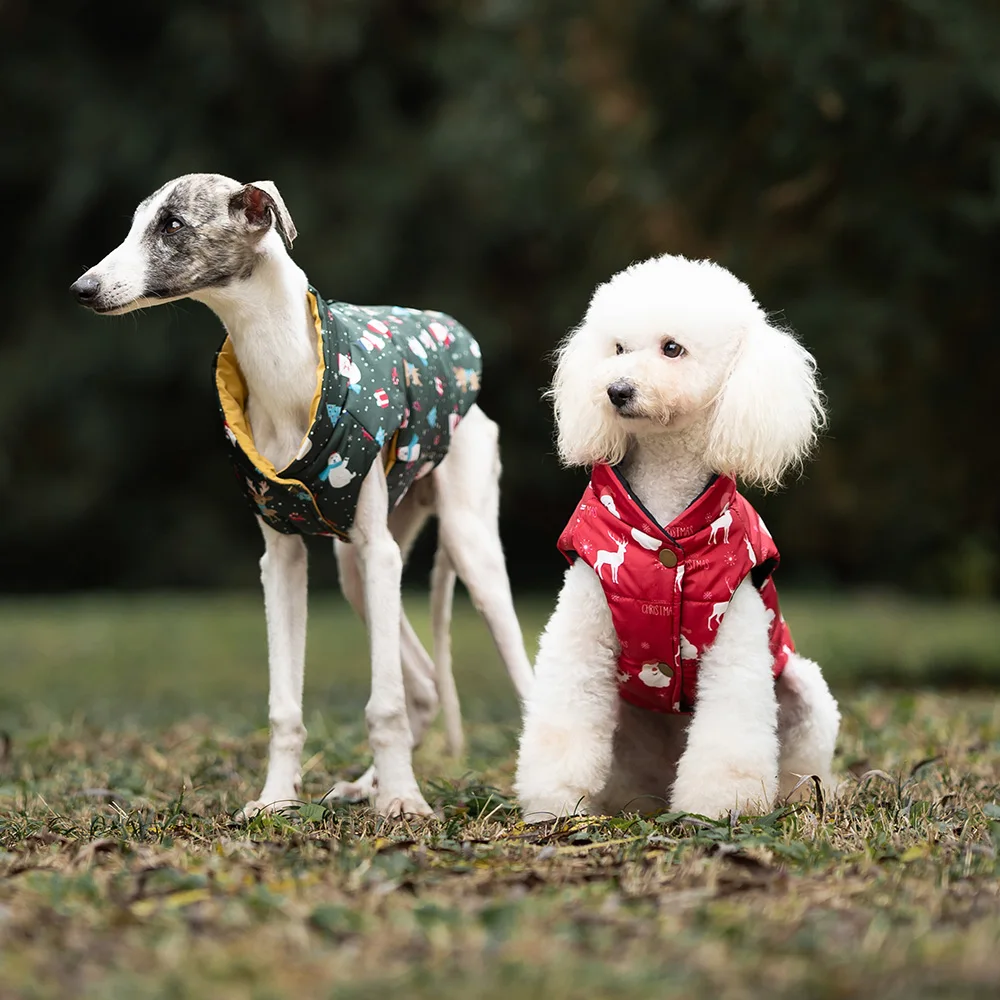 OEM ODM Cute Dog Outfits For Christmas Wholesale Pet Jacket dachshund Apparel Dog Clothes Accessories Supplies Cat Coat