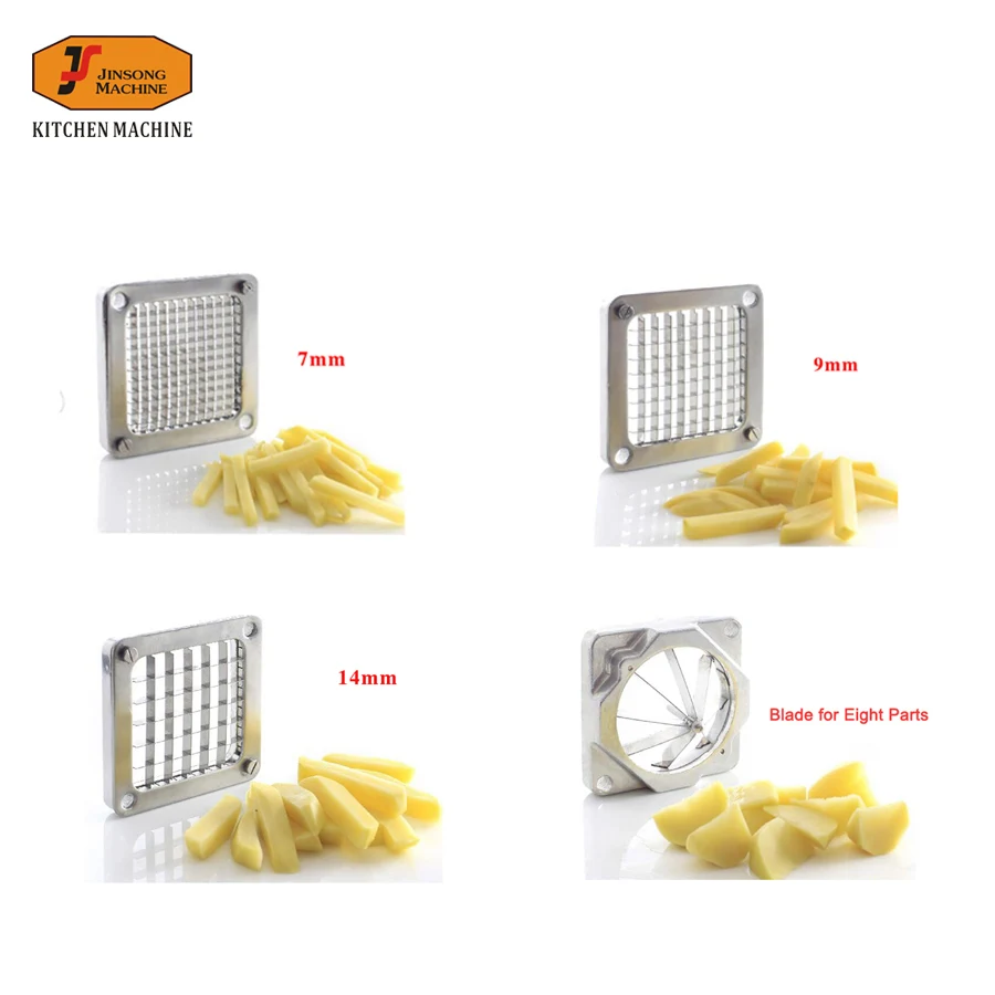 Stainless Steel French Fry Potato Chips Cutters Blades Potato Chips Cutter Blade Parts Accessories