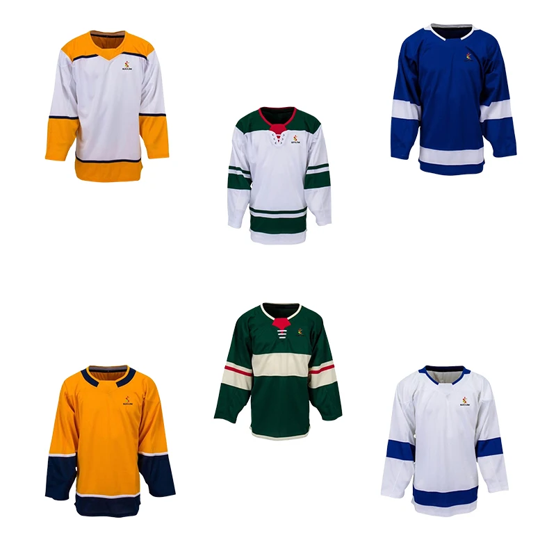 High Quality Breathable Custom Fashion Sublimated Ice Hockey Team Jerseys Goalie