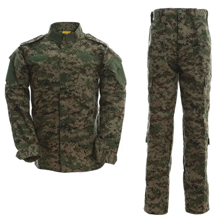 Camouflage Uniform ACU Suit Long Sleeve Shirt Pants Camouflage Tactical Clothing for Women and Men