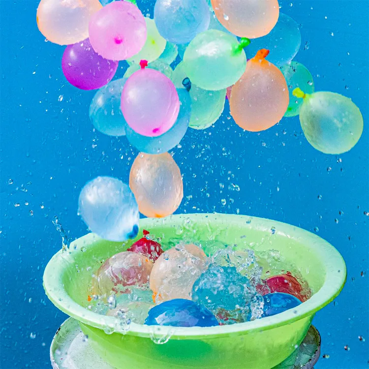 
111PCS Party Water Balloons Self Sealing, Summer Splash Fun Bomb water Balloons Fight Games 