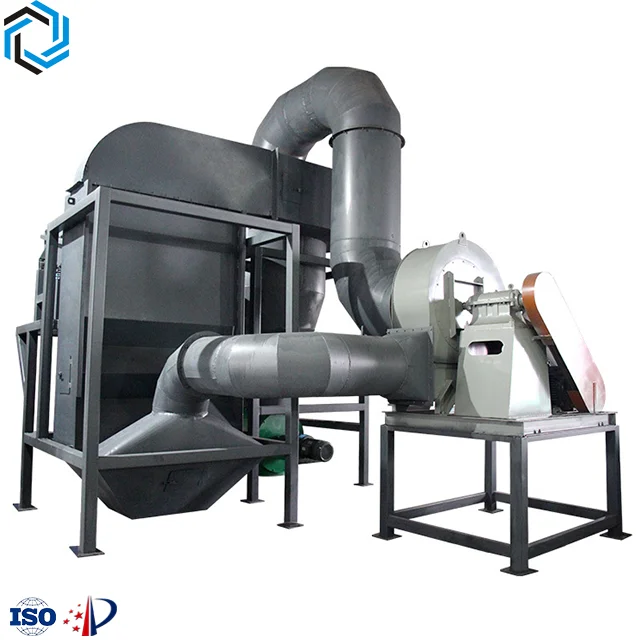 vertical air classifier for gas separation