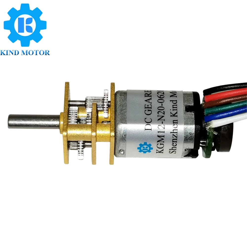 High torque 10*12mm flat N10 N20 N30 dc 1.5v-12volt gear motor with encoder