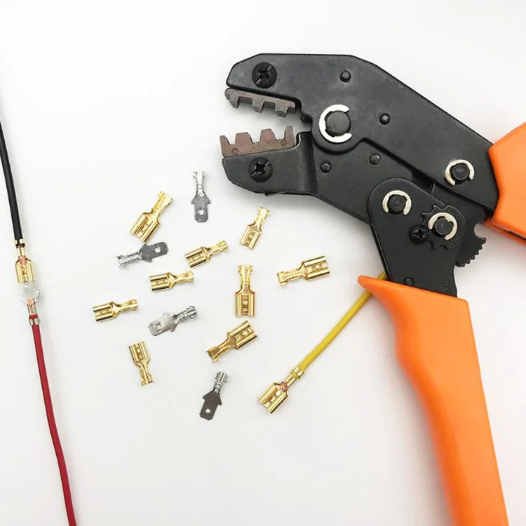 QWT 2.8 mm 6mm waterproof small electrical crimp quick disconnect connector female spade faston wire terminals car