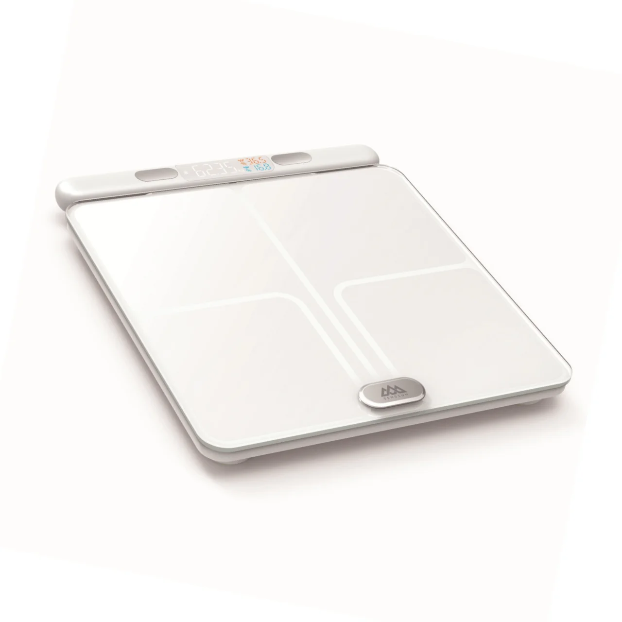 Умные весы с Wi-Fi, 8 электродов, для ванной комнаты, ночные, видимые светодиодные, бесплатные беспроводные умные весы для тела