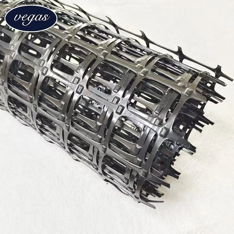 Vegas Plastic PP Polypropylene Biaxial Geogrid Good Price for Soil Road Railway  Reinforcement Driveway Geogrid