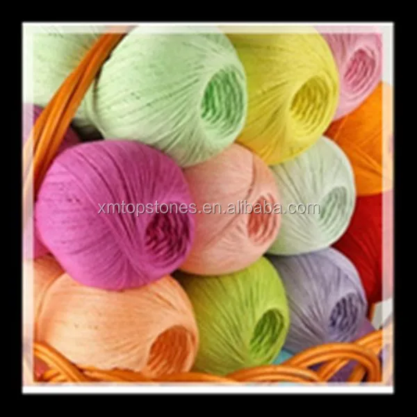 Cotton Bamboo Fiber Blend Wool Yarn for Hand Knitting
