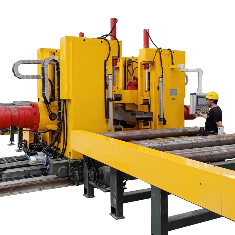 YOMI H Beam Cnc сборочная сварочная выпрямляющая машина гидравлическая H-Лучевая выпрямляющая машина
