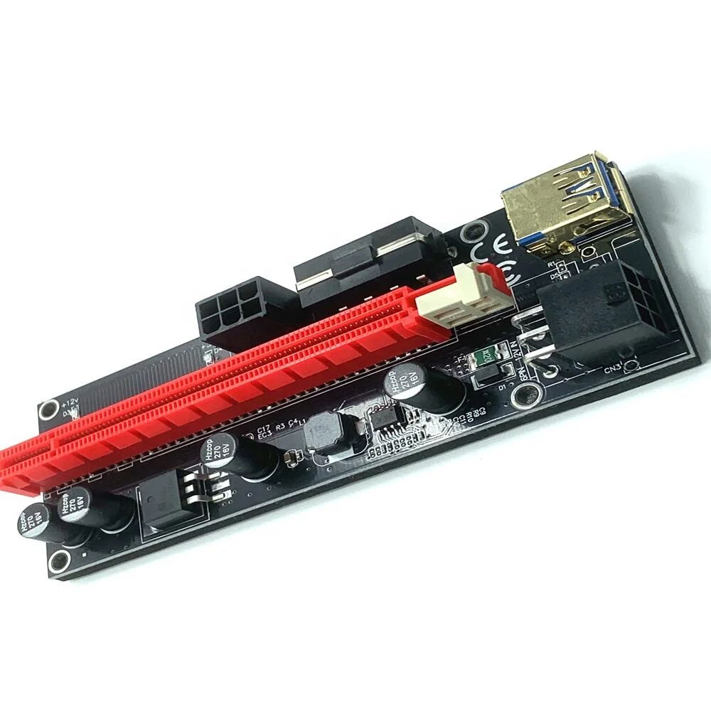 Заводской 2021 VER 009S PCI-E 1X to 16X LER 009 расширитель карты PCI Express адаптер USB 3 0 кабель питания pcie riser 009s